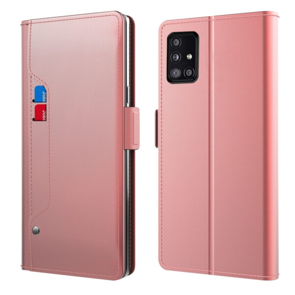 Samsung Galaxy A Serie Galaxy A51 5G Einfarbig Leder Handyhülle Einfach