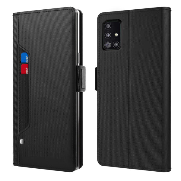 Samsung Galaxy A Serie Galaxy A51 5G Einfarbig Leder Handyhülle Einfach – Bild 3
