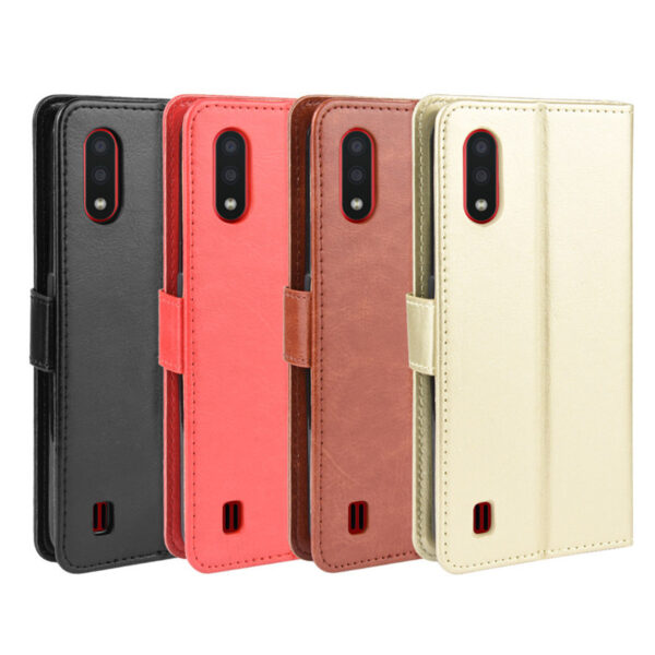 Samsung Galaxy A Serie Einfach Galaxy A01 Einfarbig Handyhülle – Bild 2
