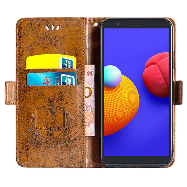 Samsung Galaxy A Serie Galaxy A01 Core PU Geschäft Einfarbig Handyhülle – Bild 9