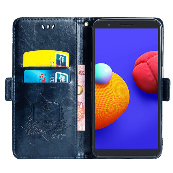 Samsung Galaxy A Serie Galaxy A01 Core PU Geschäft Einfarbig Handyhülle – Bild 6