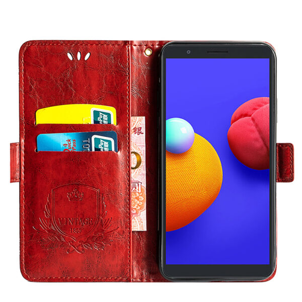 Samsung Galaxy A Serie Galaxy A01 Core PU Geschäft Einfarbig Handyhülle – Bild 7