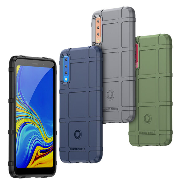 Samsung Galaxy A Serie Mode Einfarbig TPU Galaxy A7 (2018) Handyhülle – Bild 2