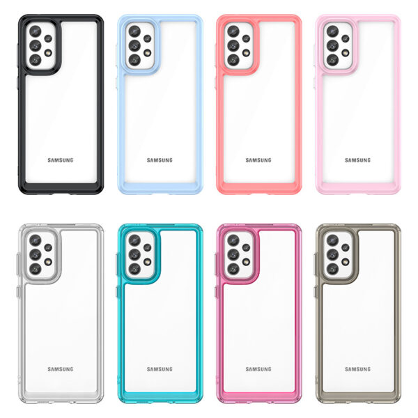 Samsung Galaxy A Serie Handyhülle Einfarbig TPU Einfach Galaxy A73 5G – Bild 6